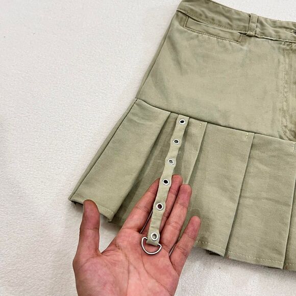 Handmade Green and Khaki Skirt set - Picture 5 of 8